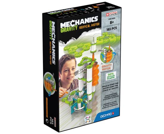 Mechanics Gravity RE Vertical Motor 183-piece GEOMAG GEO-764