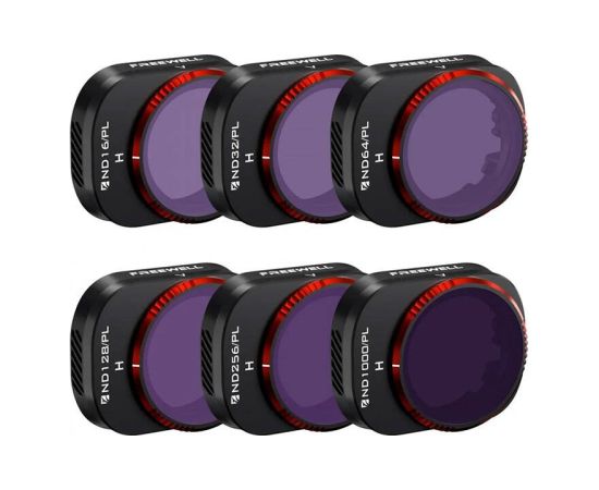 Set of 6 Filters Bright Day Freewell for DJI Mini 4 Pro