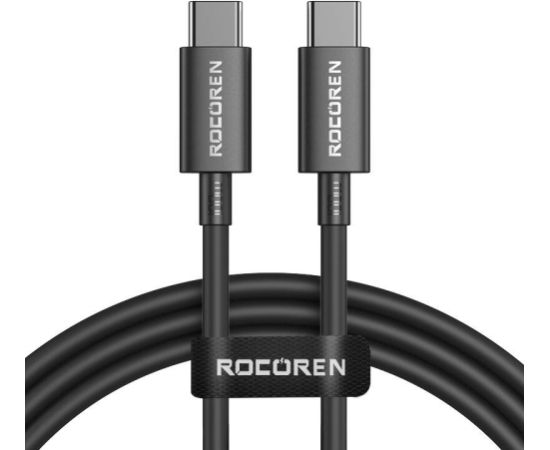 Fast Charging cable Rocoren USB-C to USB-C Simples Series 100W, 2m (black)