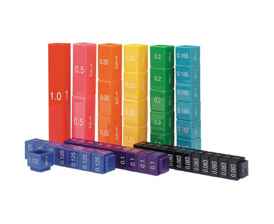 Fraction Tower Equivalency Cubes Learning Resources LER 2509