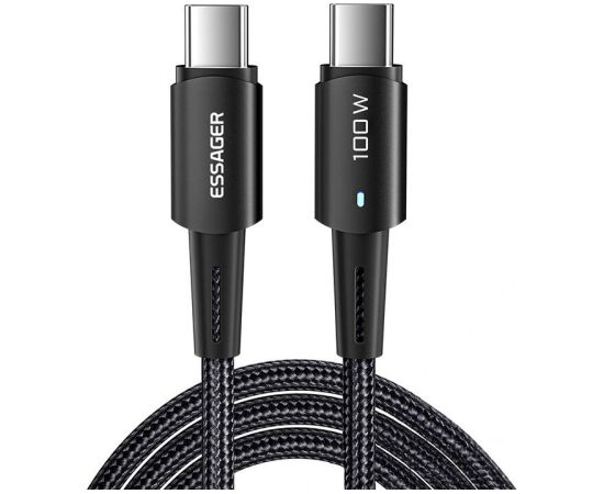 USB-C to USB-C Cable 100W Essager 1m (black)