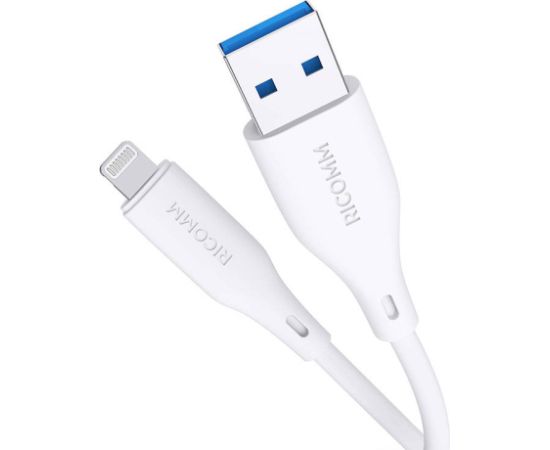 USB-A to Lightning Cable Ricomm RLS007ALW 2.1m