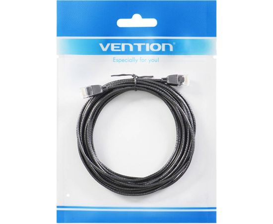 Network Cable UTP CAT6A Vention IBIBH RJ45 Ethernet 10Gbps 2m Black Slim Type