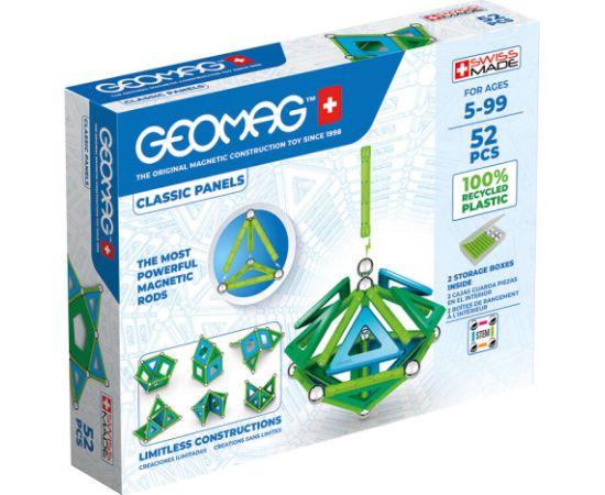Classic Panels Recycled 52-piece GEOMAG GEO-471