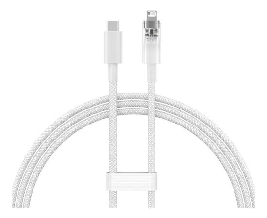 Fast Charging cable Baseus USB-C to Lightning  Explorer Series 1m, 20W (white)