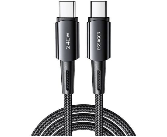 USB-C to USB-C Cable 240W Essager 1m (gray)