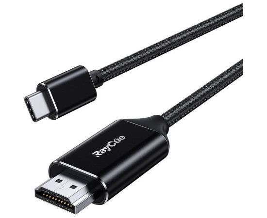 USB-C to HDMI 2.1 4k60Hz RayCue cable, 2m (black)