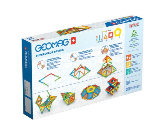 Supercolor Panels Recycled 78-piece GEOMAG GEO-379