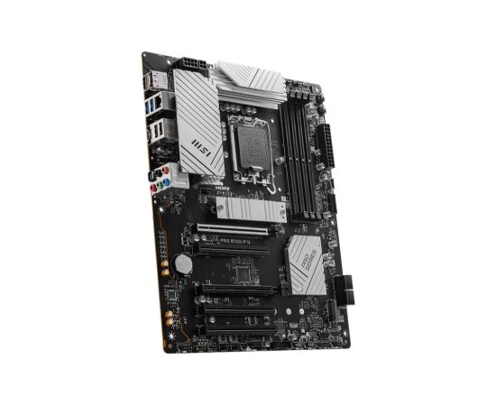 Mainboard MSI Intel B760 Express LGA1700 Memory DDR5 Memory slots 4 5xPCI-Express 5.0 16x 2xM.2 1xHDMI 1xDisplayPort 2xUSB 2.0 2xUSB 3.2 1xUSB-C 1xOptical S/PDIF 1xRJ45 5xAudio port PROB760-PII