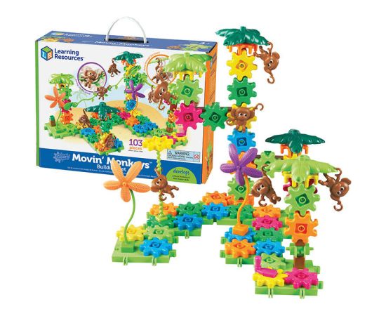 Gears! Movin’ Monkeys Building Set Learning Resources LER 9119