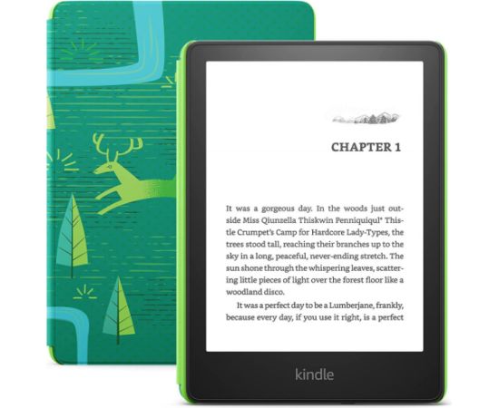 Amazon Kindle Paperwhite Kids 16GB 11th Gen, emerald forest