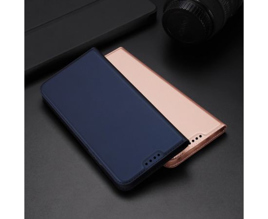 Dux Ducis Skin Pro Case for Xiaomi Poco C40 Flip Card Wallet Stand Gold