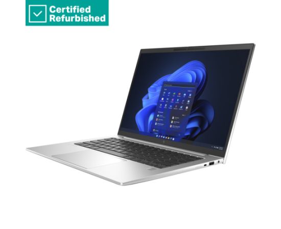 RENEW SILVER HP EliteBook 845 G9 - Ryzen 5 PRO 6650U, 16GB, 256GB SSD, 14 WUXGA 400-nit AG, FPR, Nordic backlit keyboard, 51Wh, Win 11 Pro, 1 years   A12KGE8R#UUW