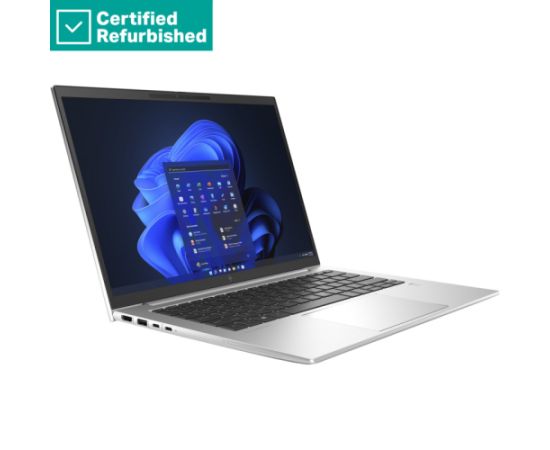 RENEW SILVER HP EliteBook 845 G9 - Ryzen 5 PRO 6650U, 16GB, 256GB SSD, 14 WUXGA 400-nit AG, FPR, Nordic backlit keyboard, 51Wh, Win 11 Pro, 1 years   A12KGE8R#UUW