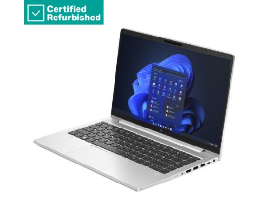 RENEW SILVER HP EliteBook 645 G10 - Ryzen 5 7530U, 8GB, 256GB SSD, 14 FHD 250-nit AG, WWAN-ready, Smartcard, FPR, Nordic backlit keyboard, 51Wh, Win 11 Pro, 1 years   817P7EAR#UUW