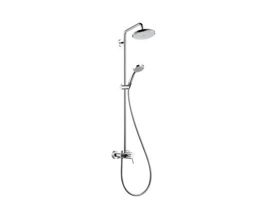 Hansgrohe dušas sistēma ar maisītāju Croma 220 Air 1jet/Vario 100, hroms