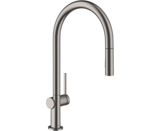 Hansgrohe virtuves izlietnes maisītājs ar izvelkamu dušu Talis M54 210 2jet, brushed black chrome + sBox