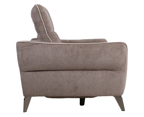 Recliner armchair CATHY, light brown