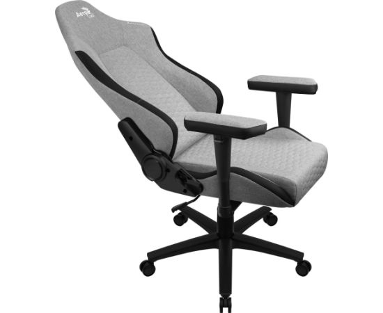 Aerocool CROWNASHGR, Ergonomic Gaming Chair, Adjustable Cushions, AeroWeave Technology, Grey