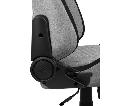 Aerocool CROWNASHGR, Ergonomic Gaming Chair, Adjustable Cushions, AeroWeave Technology, Grey