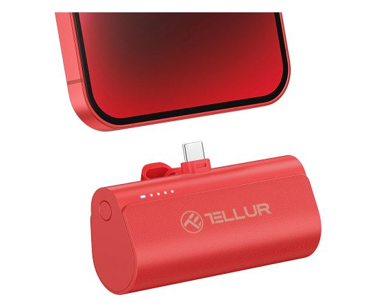 Tellur PD202 Powerbank 5000mAh red