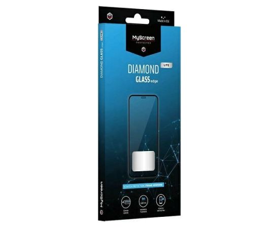 Tempered Glass MS Diamond Glass Edge Lite FG Honor X8 |X8a czarny|black Full Glue