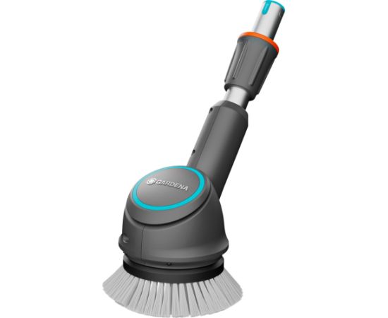 GARDENA cordless multi-cleaner AquaBrush Universal 18V P4A, hard floor cleaner (grey/turquoise, Li-Ion battery 2.5Ah P4A, POWER FOR ALL ALLIANCE)