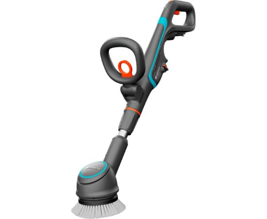 GARDENA cordless multi-cleaner AquaBrush Compact 18V P4A solo, hard floor cleaner (grey/turquoise, without battery and charger, POWER FOR ALL ALLIANCE)