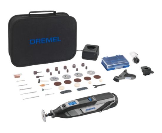 Dremel cordless multifunctional tool 8240-3/45, 12 volts (black/grey, Li-ion battery 2Ah, 45-piece accessories, soft bag)