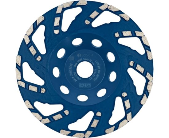 Bosch diamond cup wheel Expert for Concrete, 180mm, grinding wheel (bore 22.23mm, for concrete and angle grinders)