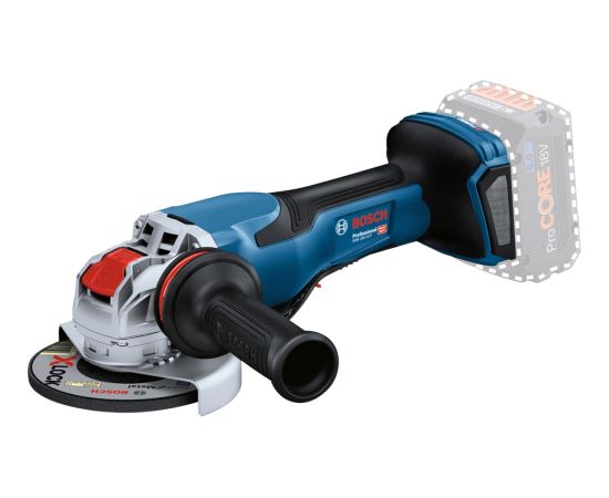 Bosch X-LOCK cordless angle grinder BITURBO GWX 18V-15 P Professional solo, 125mm (blue/black, without battery and charger, in L-BOXX)