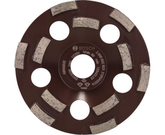 Bosch diamond cup wheel Expert for Abrasive, 125mm, grinding wheel (bore 22.23mm, for concrete and angle grinders)