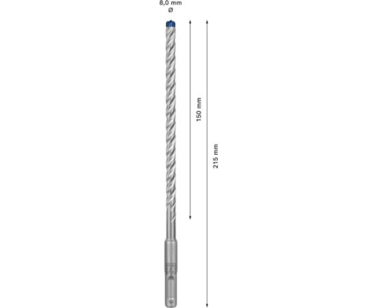 Bosch Expert hammer drill SDS-plus-7X, 8mm, 30 pieces (working length 150mm)