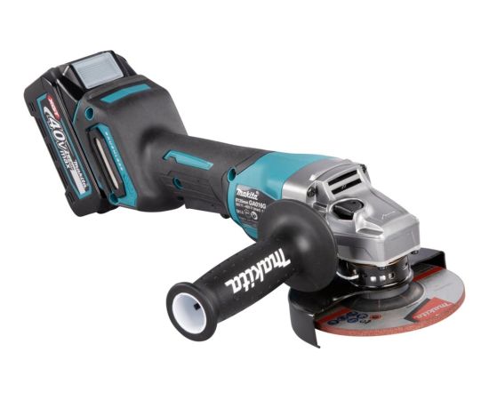 Makita cordless angle grinder GA016GM201 XGT, 40V (blue/black, 2x Li-Ion XGT battery 4.0Ah, MAKPAC size 4)