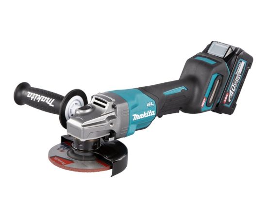 Makita cordless angle grinder GA016GM201 XGT, 40V (blue/black, 2x Li-Ion XGT battery 4.0Ah, MAKPAC size 4)