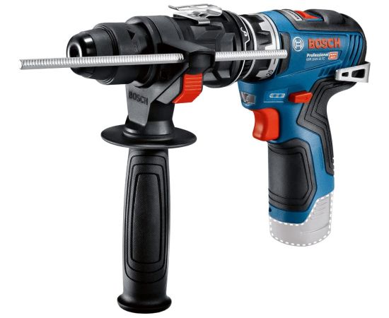 Bosch FlexiClick hammer drill attachment GFA 12-H Professional, drill chuck (black, for cordless screwdriver GSR 12V-15 FC / -35 FC)