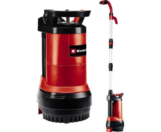 Einhell rain barrel pump GE-PP 5555 RB-A, submersible / pressure pump (red/black, 550 watts)