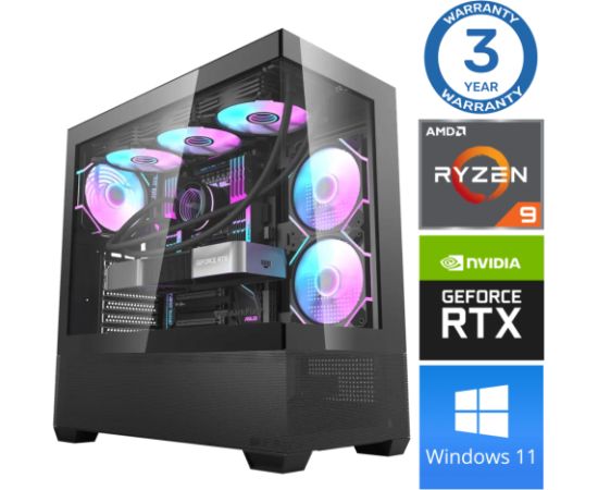 INTOP Ryzen 9 5900X 16GB 1TB SSD M.2 NVME RTX4060Ti 8GB WIN11Pro