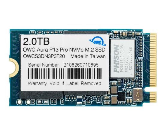 OWC SSD 2TB 2.7 / 1.0 Aura P13 M.2 OWC - Compatible with PCs and Accelsior 1M2