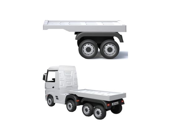 Lean Cars White Mercedes Actros HL358 battery semi-trailer