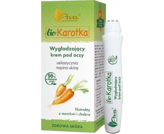 Ava Bio Karotka - wygładzający krem pod oczy (roll-on) 15ml