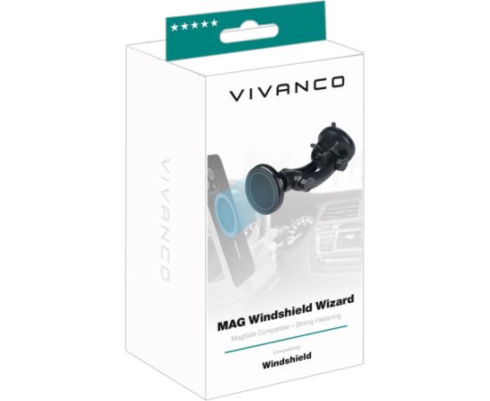 Vivanco автомобильный держатель для телефона MAG Windshield Wizard (63261)