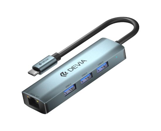 Devia HUB USB-C 3.1 to 4x USB 3.0 Адаптер