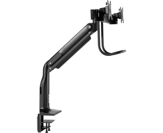 HAGOR gas lift arm dual, monitor holder (black)