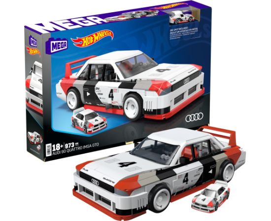 Mega Creative Mattel MEGA Hot Wheels Collector Audi 90 Quattro IMSA GTO, construction toy (scale 1:24)