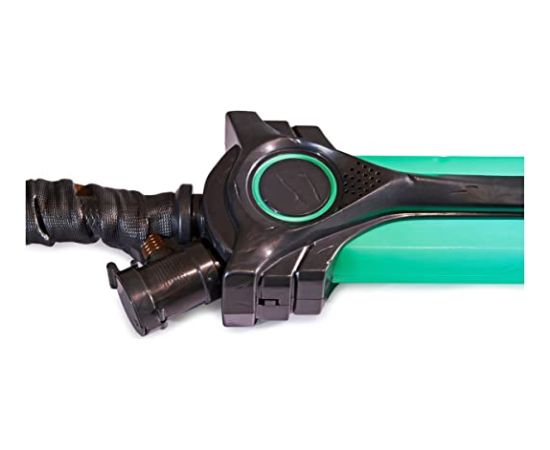 Spin Master League of Legends Ekko Life Size Racket RPG (Over 90cm Tall With 15+ Legendary Lights and Sounds High Quality Cosplay Pedestal Champion Collection)