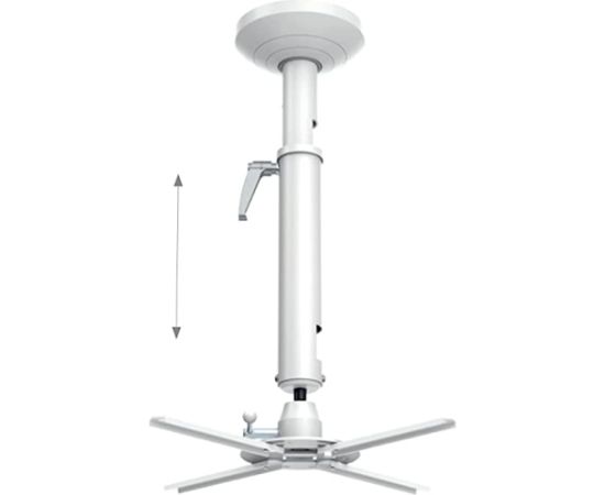 HAGOR Beamfix II 520 - 600 mm, ceiling mount (white)