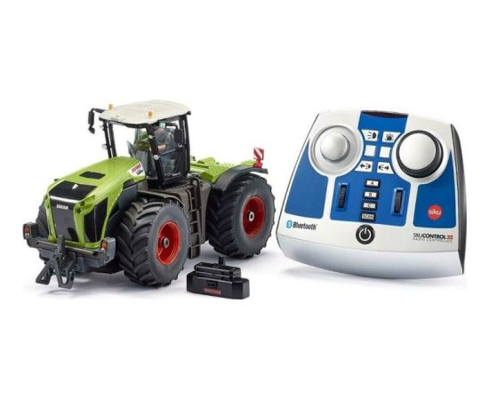 Siku Claas Xerion 5000 TRAC VC with Bluetooth remote control module, RC (green)