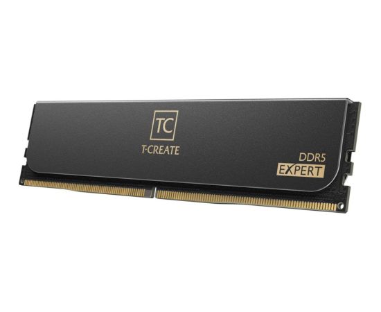Team Group DDR5 - 32GB - 6400 - CL - 32 (2x 16 GB) dual kit, RAM (black, CTCED532G6400HC32ADC01, T-CREATE EXPERT)