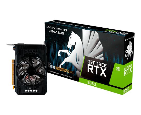 Gainward GeForce RTX 3050 Pegasus OC, graphics card (3x DisplayPort, 1x HDMI 2.1)